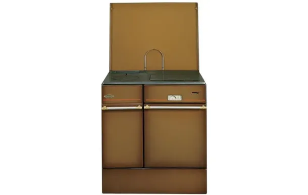 GODIN Cuisinière à bois sa 240162BRUNFONCEPOLI